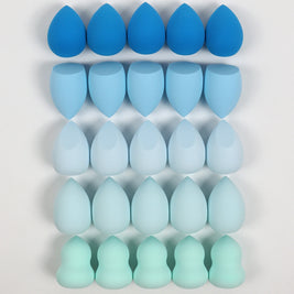 25 Beauty Eggs (Makeup Sponges), Foundation Make-Up Mixed Beauty Sponges, Liquid, Cream and Powder Flawless, Multi-Color Makeup
