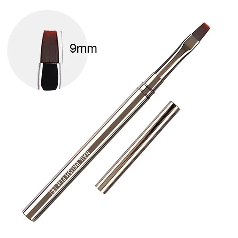 Nails Art Brush Pen 3D Tips Pattern Phototherapy Acrylic UV Gel Extension Builder Coating Painting Liner Brushes Manicure Tools