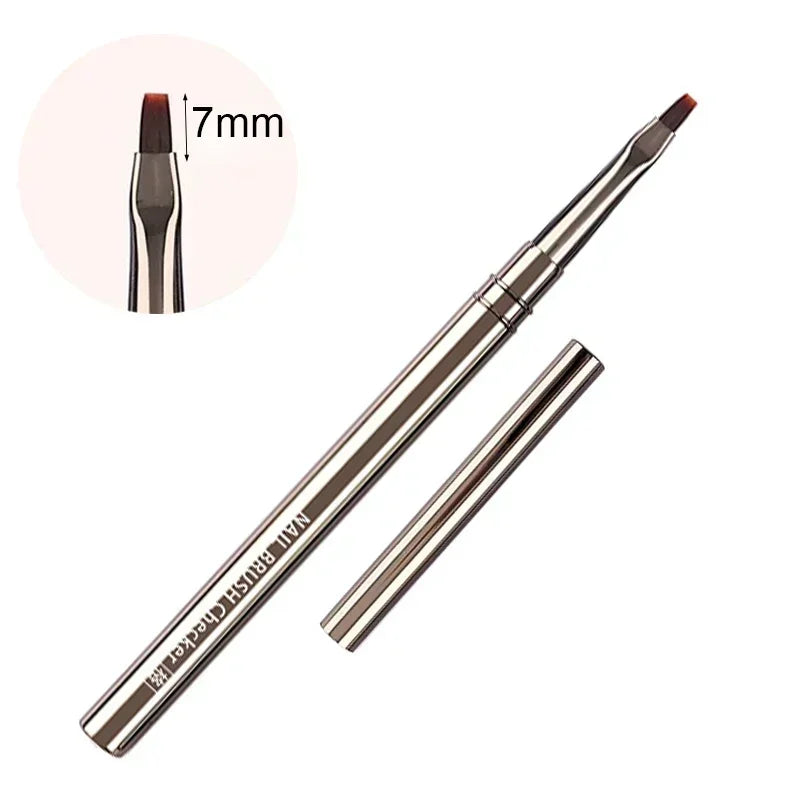Nails Art Brush Pen 3D Tips Pattern Phototherapy Acrylic UV Gel Extension Builder Coating Painting Liner Brushes Manicure Tools