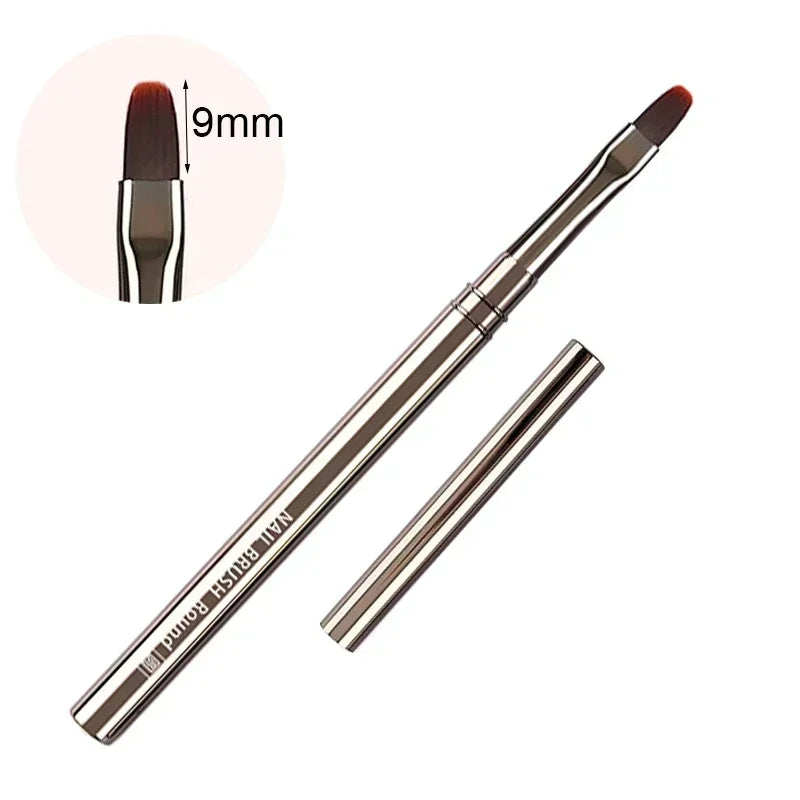 Nails Art Brush Pen 3D Tips Pattern Phototherapy Acrylic UV Gel Extension Builder Coating Painting Liner Brushes Manicure Tools