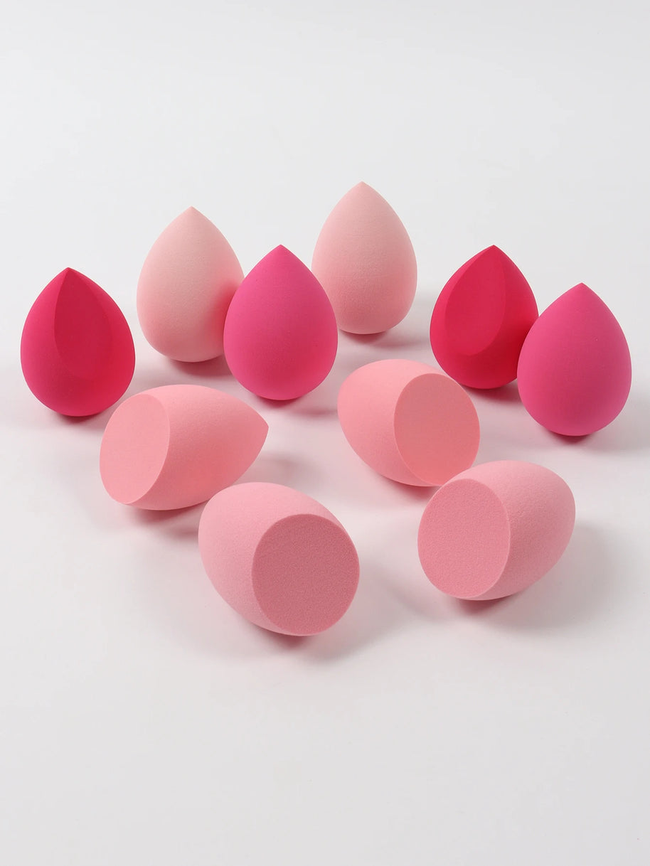 25 Beauty Eggs (Makeup Sponges), Foundation Make-Up Mixed Beauty Sponges, Liquid, Cream and Powder Flawless, Multi-Color Makeup