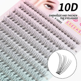 Russian Eyelash Extensions, Individual Lashes, 14 Rows, 10D, 20D, 30D, 40D, 14 Rows, 9-16mm, Natural Thick, New, 280 Pcs