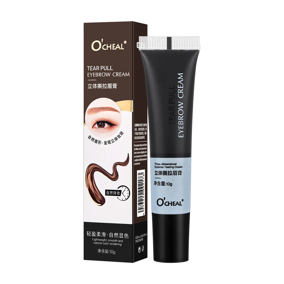 Eyebrow Gel Makeup Tearing Waterproof Long Lasting Semi-Permanent Tattoo Dye DIY Natural Brow Gel Tattoo Tint Cosmetic  4 Color