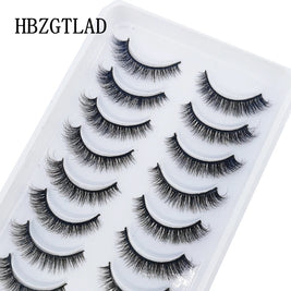 NEW 10 Pairs Natural False Eyelashes Fake Lashes Long Makeup 3d Mink Lashes Extension Eyelash Mink Eyelashes for Beauty 54