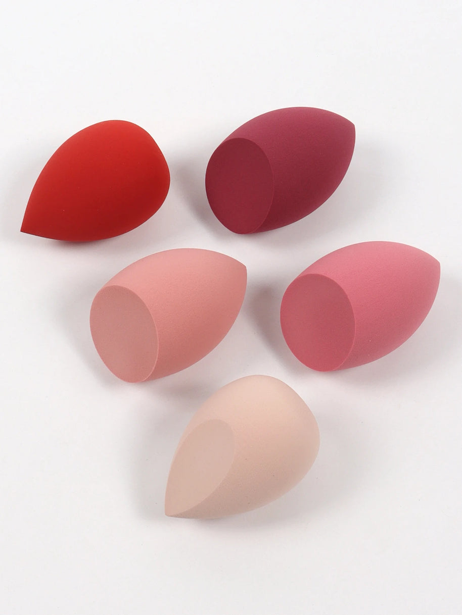 25 Beauty Eggs (Makeup Sponges), Foundation Make-Up Mixed Beauty Sponges, Liquid, Cream and Powder Flawless, Multi-Color Makeup