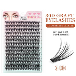 Russian Eyelash Extensions, Individual Lashes, 14 Rows, 10D, 20D, 30D, 40D, 14 Rows, 9-16mm, Natural Thick, New, 280 Pcs