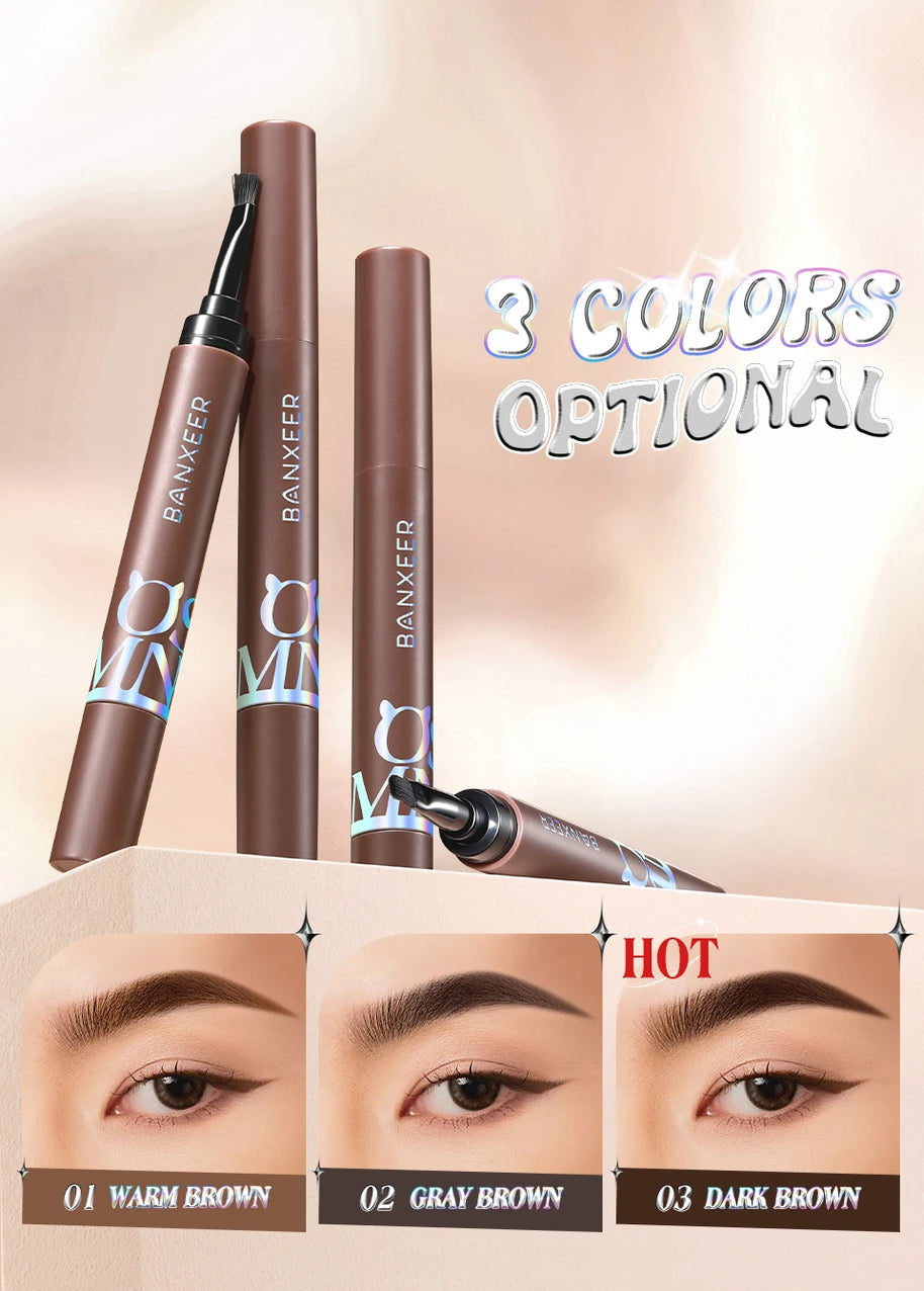 808ultastudios Eyebrow Pomade Brow Gel Creamy 4 Colors Natural Waterproof Long Lasting Highly Tint Eyebrow Shade With Brush Makeup