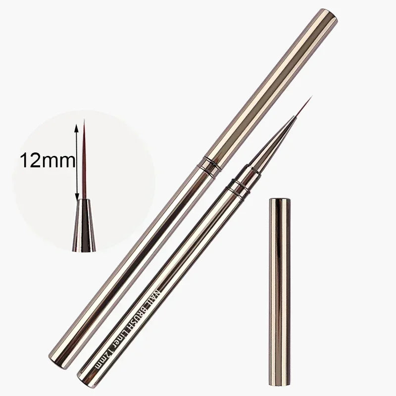 Nails Art Brush Pen 3D Tips Pattern Phototherapy Acrylic UV Gel Extension Builder Coating Painting Liner Brushes Manicure Tools