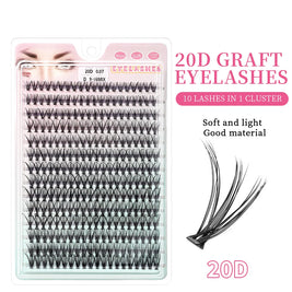 Russian Eyelash Extensions, Individual Lashes, 14 Rows, 10D, 20D, 30D, 40D, 14 Rows, 9-16mm, Natural Thick, New, 280 Pcs