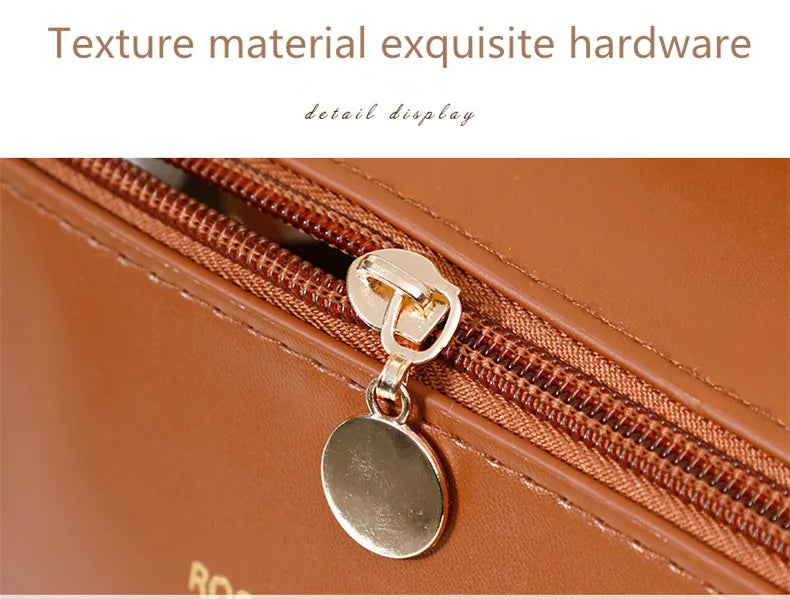 Large-Capacity Travel Cosmetic Bag Portable PU Makeup Pouch Women Waterproof Bathroom Wash Handbag Multi-functional
