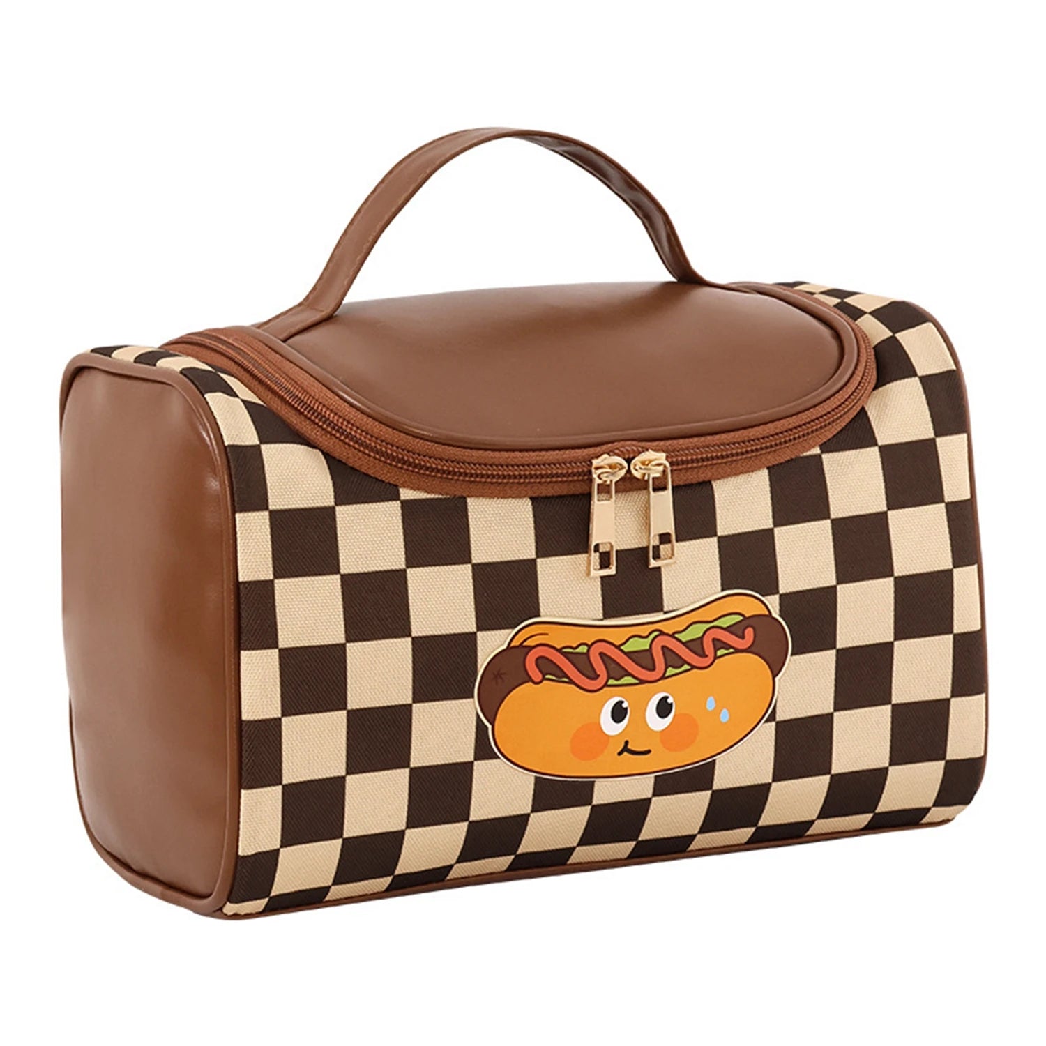 1pc PU Makeup Bag For Women Toiletries Organizer Waterproof Travel Make Up Pouch Female Large Capacity Portable Cosmetic Case