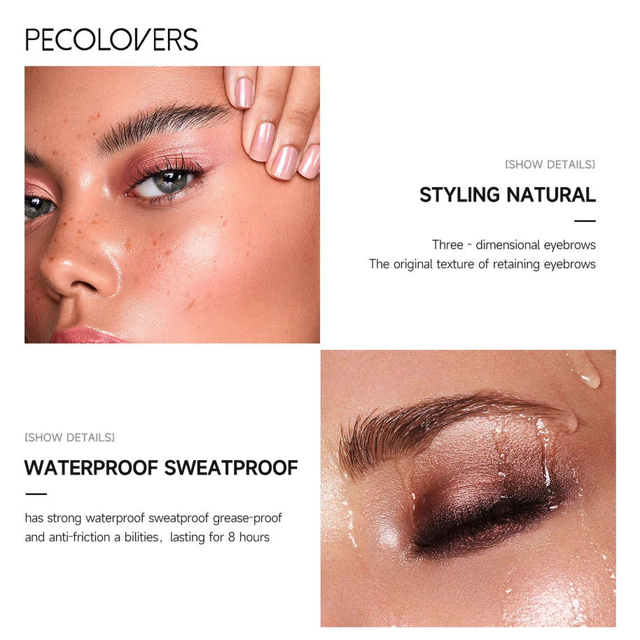 Long-Lasting Transparent Eyebrow Brow Gel for Stylish and Smudge proof Makeup