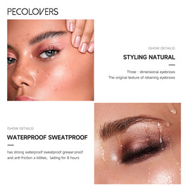 Long-Lasting Transparent Eyebrow Brow Gel for Stylish and Smudge proof Makeup