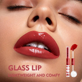 Long-Lasting Lip Glaze & Oil  - Silky Creamy Texture, Waterproof & Sweatproof, Matte Finish