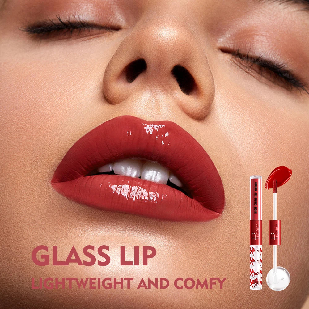 Long-Lasting Lip Glaze & Oil  - Silky Creamy Texture, Waterproof & Sweatproof, Matte Finish