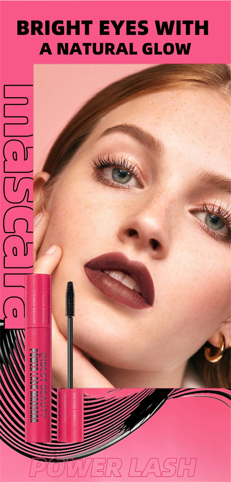 Eyelashes Lengthening Mascara Waterproof Long Lasting Silky Lash Black Eyelashes Extension Make Up Beauty Eye Korean Cosmetic