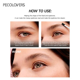 Long-Lasting Transparent Eyebrow Brow Gel for Stylish and Smudge proof Makeup