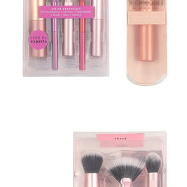 Popular Full Set of Makeup Brush Set Powder Blusher Brush Halo Dye Brush Eye Shadow Brush Beauty Egg