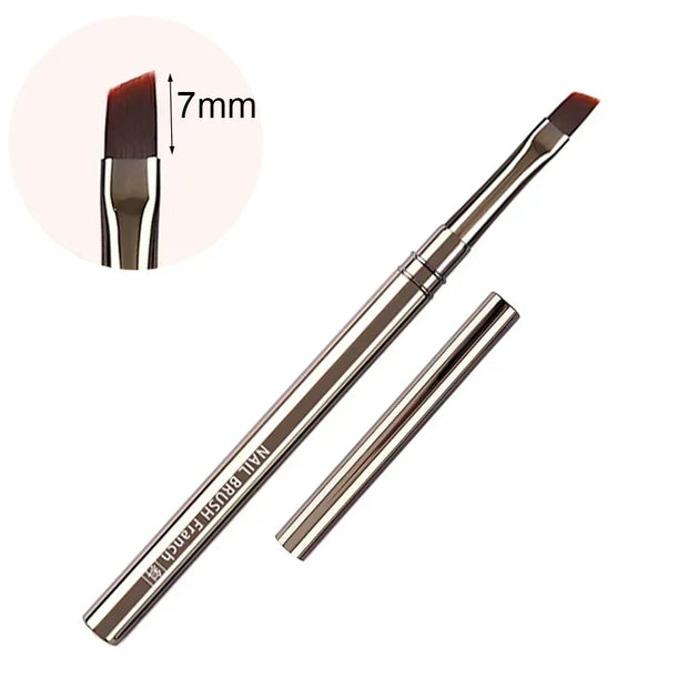 Nails Art Brush Pen 3D Tips Pattern Phototherapy Acrylic UV Gel Extension Builder Coating Painting Liner Brushes Manicure Tools