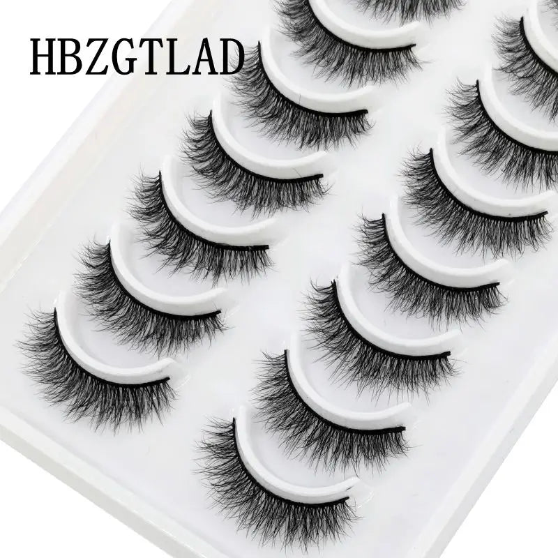 NEW 10 Pairs Natural False Eyelashes Fake Lashes Long Makeup 3d Mink Lashes Extension Eyelash Mink Eyelashes for Beauty 54