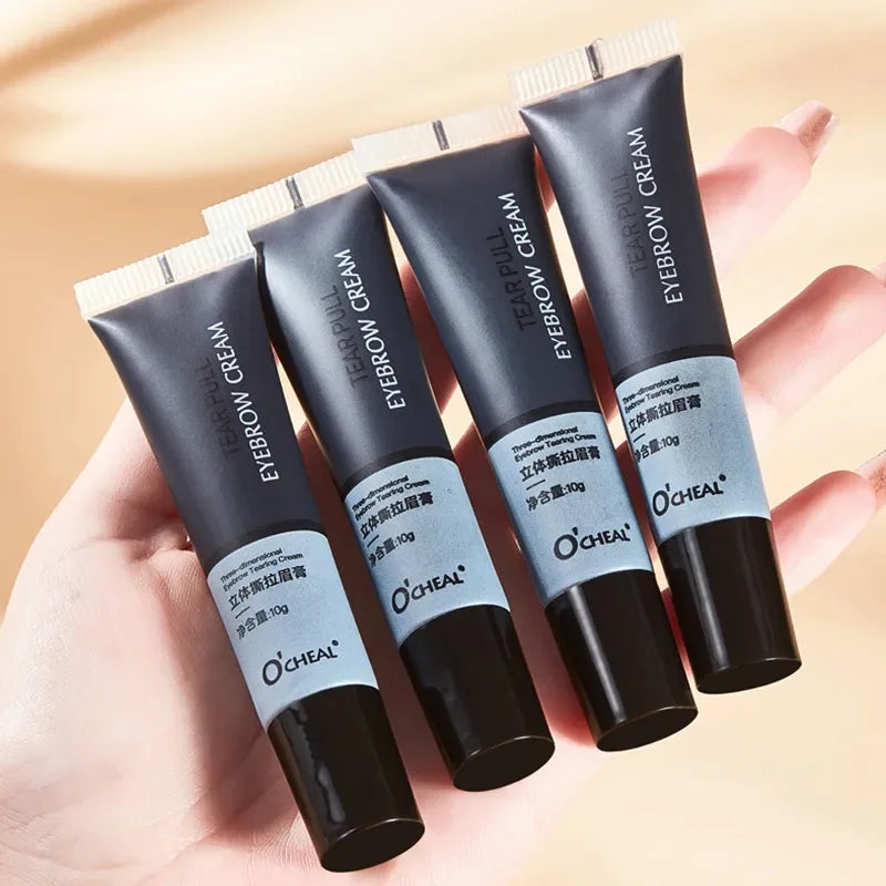Eyebrow Gel Makeup Tearing Waterproof Long Lasting Semi-Permanent Tattoo Dye DIY Natural Brow Gel Tattoo Tint Cosmetic  4 Color