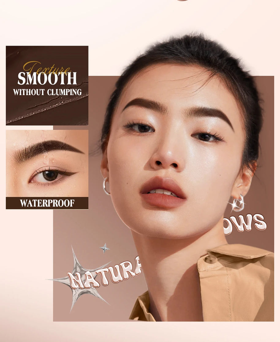 808ultastudios Eyebrow Pomade Brow Gel Creamy 4 Colors Natural Waterproof Long Lasting Highly Tint Eyebrow Shade With Brush Makeup