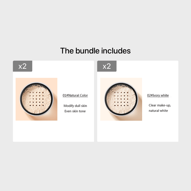 Air Powder - Lightweight, Buildable Setting Powder for Natural Finish, Neutralizing Skin Tone Imperfections, Long-Lasting Makeup Hold, and Gentle Skin Correction - Perfect for Everyday Makeup Routine, Suitable for All Skin Ty