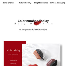 Lazy Lipstick Matte Lipstick Lazy Lipstick Beauty Waterproof Long-Lasting Lip Liquid Lipstick Lip Gloss Makeup High Pigmented Non-Stick Cup
