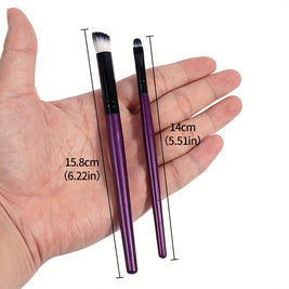 20Pcs/23pcs Makeup Brushes Set Professional Soft Synthetic Hair Powder Foundation Eyeshadow Make Up Brushes Cosmetics Makeup Brush Set, Black Or Purple