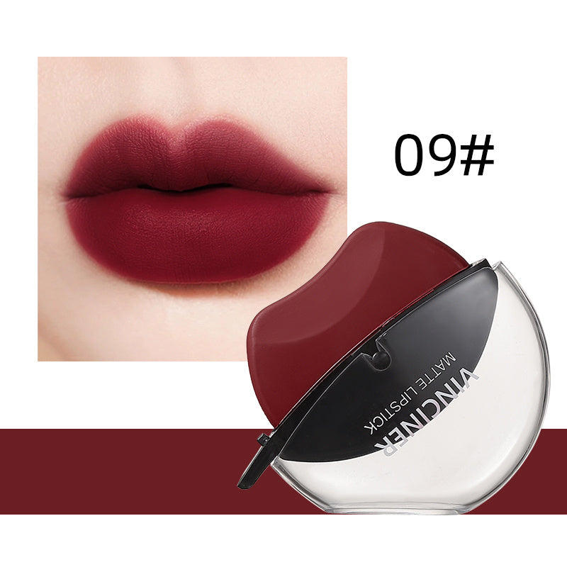 Lazy Lipstick Matte Lipstick Lazy Lipstick Beauty Waterproof Long-Lasting Lip Liquid Lipstick Lip Gloss Makeup High Pigmented Non-Stick Cup
