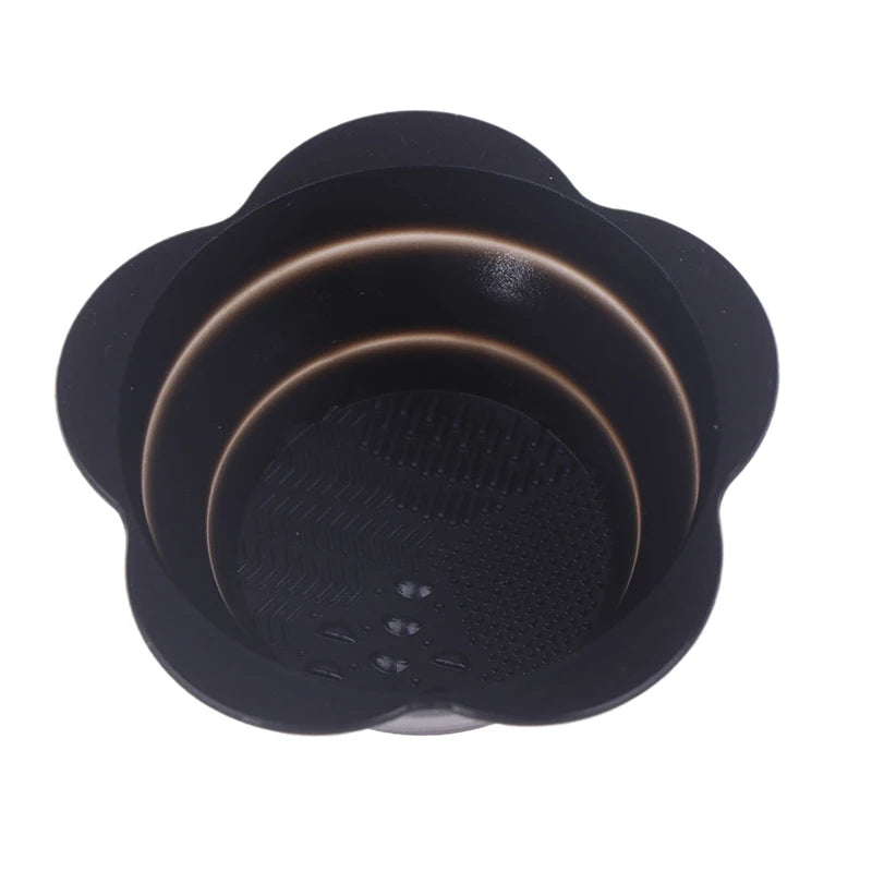Silicone Makeup Brush Cleaner Folding Powder Puff Cleaning Bowl Eyeshadow Brushes Washing Soft Mat Beauty Tools Scrubber Box