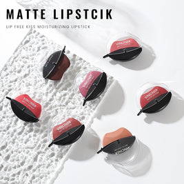 Lazy Lipstick Matte Lipstick Lazy Lipstick Beauty Waterproof Long-Lasting Lip Liquid Lipstick Lip Gloss Makeup High Pigmented Non-Stick Cup