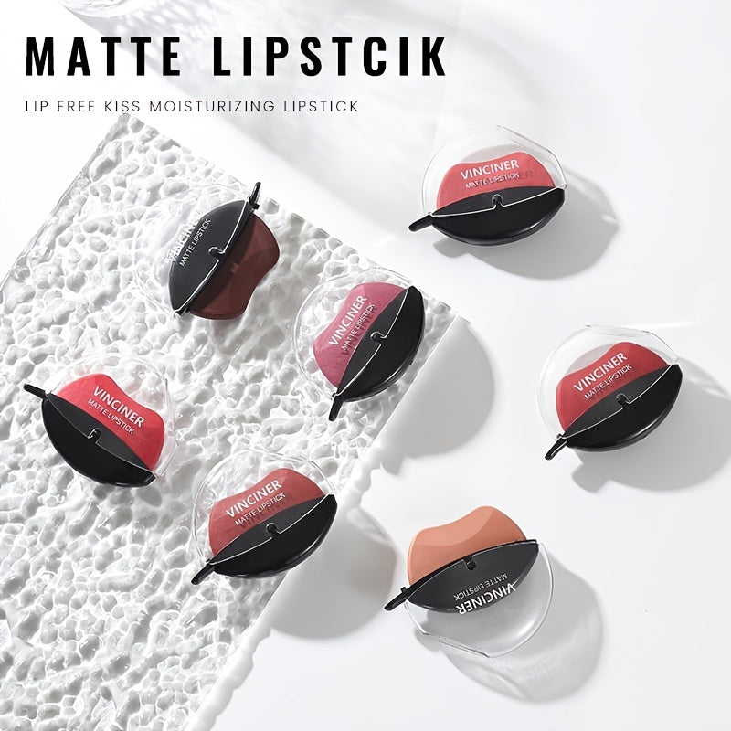 Lazy Lipstick Matte Lipstick Lazy Lipstick Beauty Waterproof Long-Lasting Lip Liquid Lipstick Lip Gloss Makeup High Pigmented Non-Stick Cup